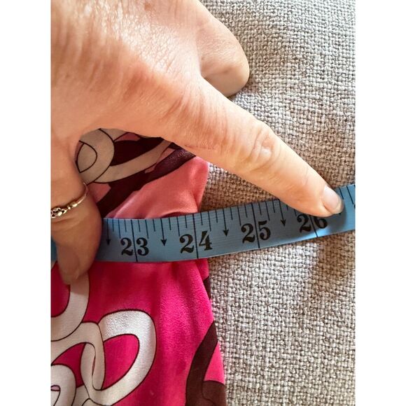 Pink 3/4 Sleeve Patterned Dress, UK Sizing XL Plus Size NWT - Picture 13 of 15